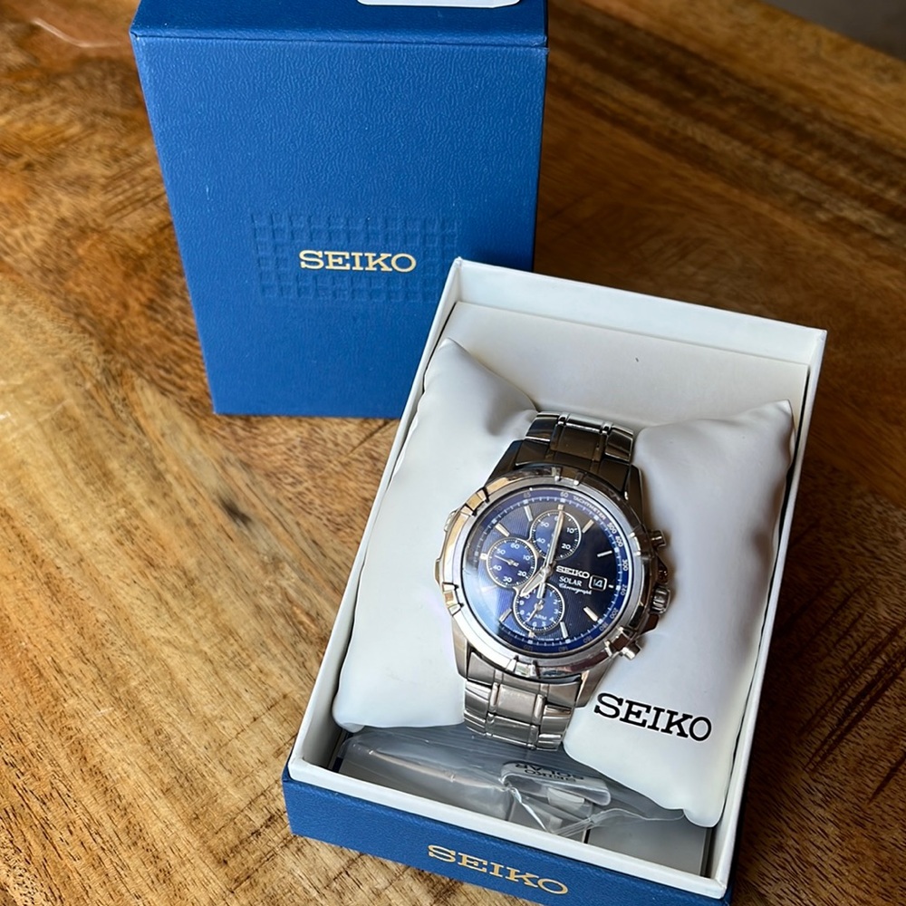 Men’s Seiko Chronograph Watch